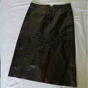 Gap leather skirt